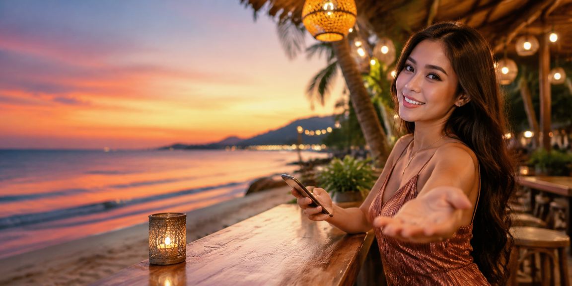 Pengguna mengakses platform taha40 melalui telefon mudah alih di Pulau Pinang
